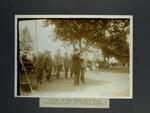 Governor Marcus H. Holcomb and General Lucien Burpee Reviewing the Home Guard on July 4, 1918