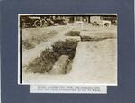Trench Showing Fire Step, Dug Opposite City Hall, for Mimic Night Attack in Aid of War Savings Stamps