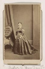 From the Fairy Wedding Album: 'Sister of General Tom Thumb' but more likely M. Lavinia Warren