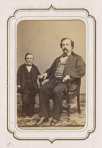 From the Fairy Wedding Album: Charles S. Stratton and man thought to be his father
