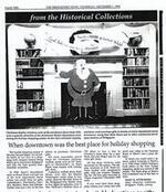 When downtown was the best place for holiday shopping