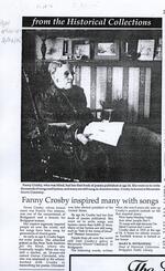 Fanny Crosby inspired many with songs