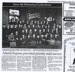 Adams Express provided priority mail service