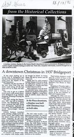 A downtown Christmas in 1937 Bridgeport