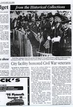 City facility honored Civil War veterans