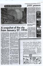 A snapshot of the city from January 27, 1910