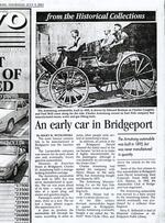 An early car in Bridgeport