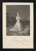 Print: Jenny Lind in her role from the opera La Sonnambula