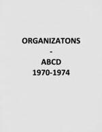 Organizations--Action for Bridgeport Community Development, 1970-1974
