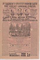 Courier: P.T. Barnum's Greatest Show on Earth, Lowell, June 1, 1881