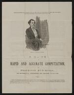 Advertisement: "Professor W. Hutchings Secret of Rapid and Accurate Computation" pamphlet 