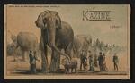 Trade cards: Set of four trade cards featuring Jumbo the elephant by J.H. Bufford's Sons (card 3)
