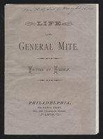 Booklet: Life of General Mite. Written by Himself
