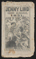 Booklet: Jenny Lind Comic Almanac, 1851