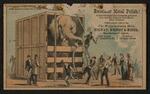 Trade cards: Set of four trade cards featuring Jumbo the elephant by J.H. Bufford's Sons