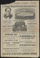 Courier: P.T. Barnum's Greatest Show on Earth and Great London Circus for Bridgeport, Connecticut