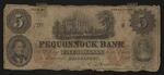 Banknote: Pequonnock banknote featuring Barnum and Jenny Lind, 1856