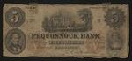 Banknote: Pequonnock banknote featuring Barnum and Jenny Lind, 1856
