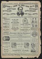 Courier: Set of Programs for the Barnum and London Ten Shows United, 1887