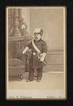Photograph: Charles S. Stratton in Knights Templar uniform (owned by the Bridgeport History Center)