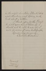 Letter: To P.T. Barnum from Charles T. Barnum, January 20, 1882 (page 4)