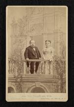 Photograph: Charles S. Stratton and M. Lavinia Warren in middle age