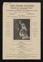 Advertisement: The Tom Thumb Wedding at Nathan Hale School in Fairfield, Conn