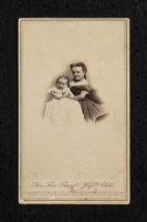 Photograph: "Gen. Tom Thumb's Wife & Child"