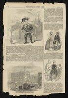 Newspaper: Illustrated London News featuring General Tom Thumb as Frederick the Great