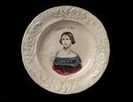 Physical object: Jenny Lind stoneware plate