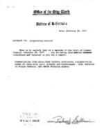 Letters and Notices of Referral, February - March 1977