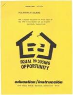 Fair housing at its worst, Report 1