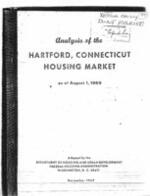 Analysis of the Hartford, Connecticut  housing market as of August 1, 1969