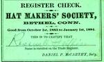 Hat Makers' Society - Register Check
