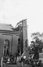 First Congregational Church after 1938 Hurricane