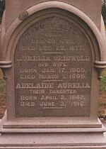 Allen , Harvey, Aurelia Griswold, Adelaide Aurelia