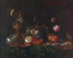 Still Life with Fruit, Shells, and Shrimp