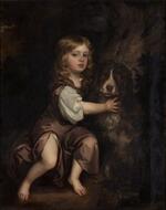Young Boy with a Dog