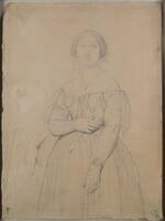 Study for the Portrait of Mme. Moitessier, Standing
