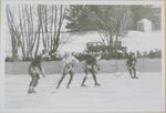Ice Hockey On The Duck Pond, Connecticut Agricultural College