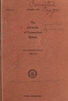University of Connecticut Graduate Catalog, 1947-1948