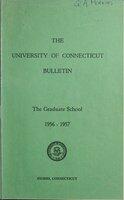 University of Connecticut Graduate Catalog