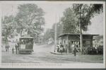 Trolley Station, Looking Up North Main Street, Thompsonville