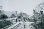 Gildersleeve Avenue Grade Crossing, From East, Collinsville (trainman Stands On West Leg Of Collinsville Wye-river Road)