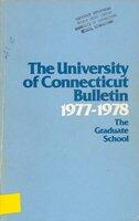 University of Connecticut Graduate Catalog, 1977-1978