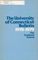 University of Connecticut Graduate Catalog, 1978-1979