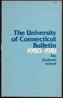 University of Connecticut Graduate Catalog, 1980-1981