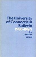University of Connecticut Graduate Catalog, 1983-1984