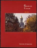University of Connecticut Graduate Catalog, 1993-1994