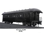 New Haven Railroad wooden coach 734